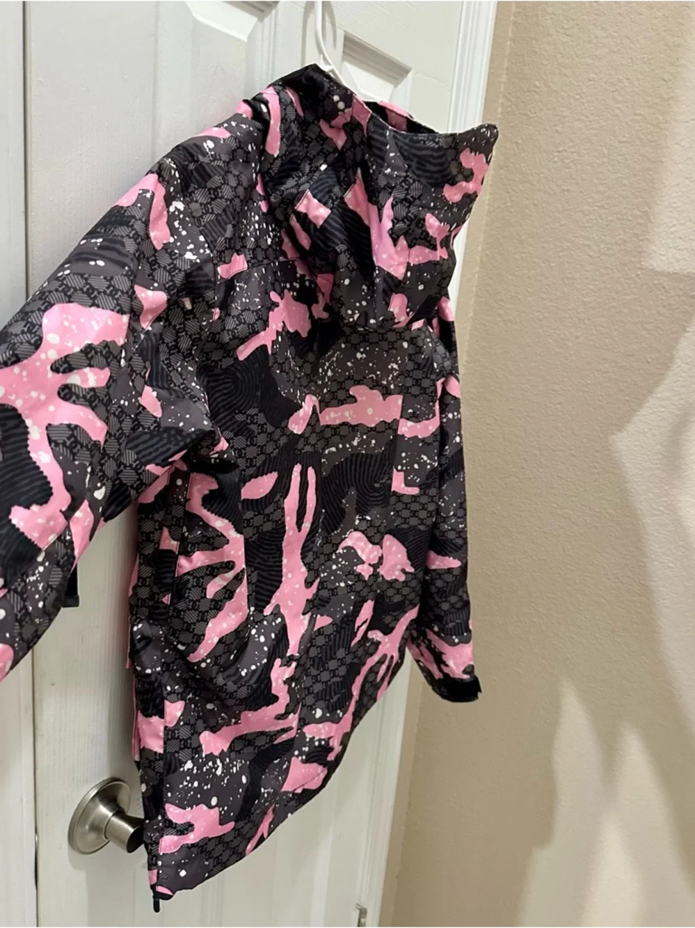 DC Snow ski Jacket size XS pink gray camo